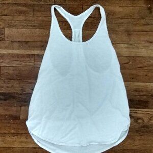 Lululemon White 105 F Singlet Tank Top